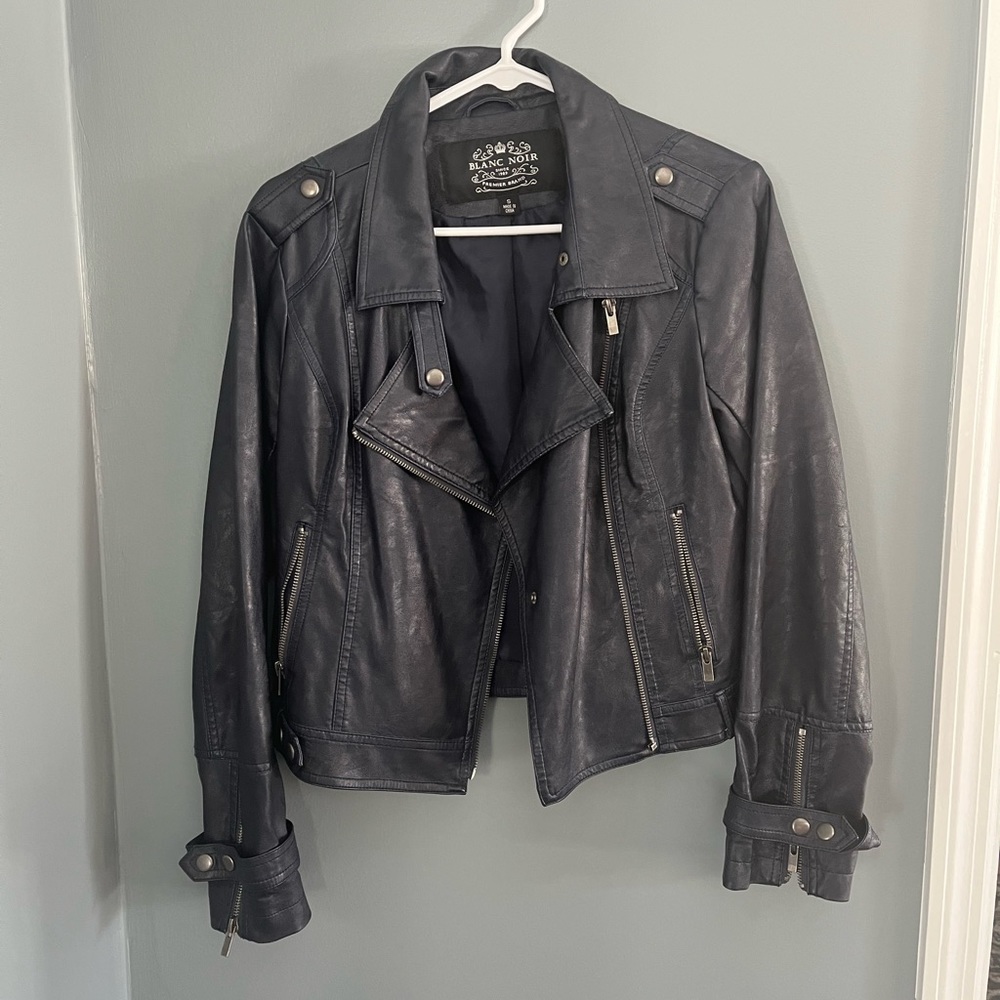 Faux Leather Jacket